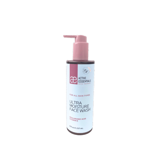 Active Essentials ultra moisture face wash hyaluronic acid vitamin E hydrating cleanser for all skin types