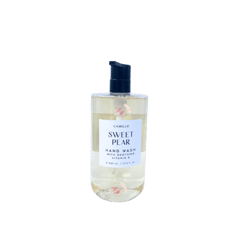 Home and Body Co Camille sweet pear soothing hand wash with vitamin E hydrating hand soap for soft hands