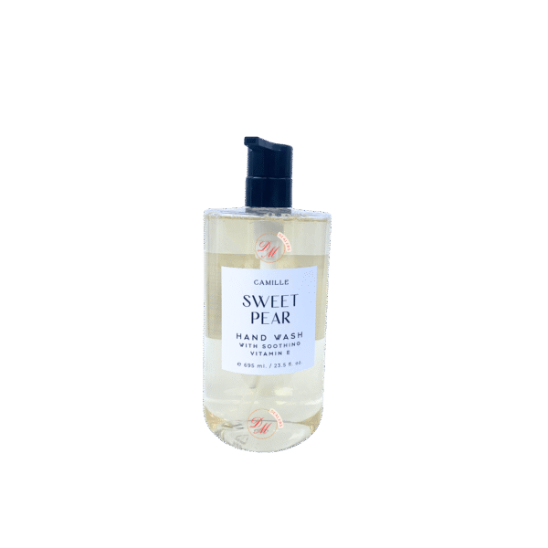 Home and Body Co Camille sweet pear soothing hand wash with vitamin E hydrating hand soap for soft hands