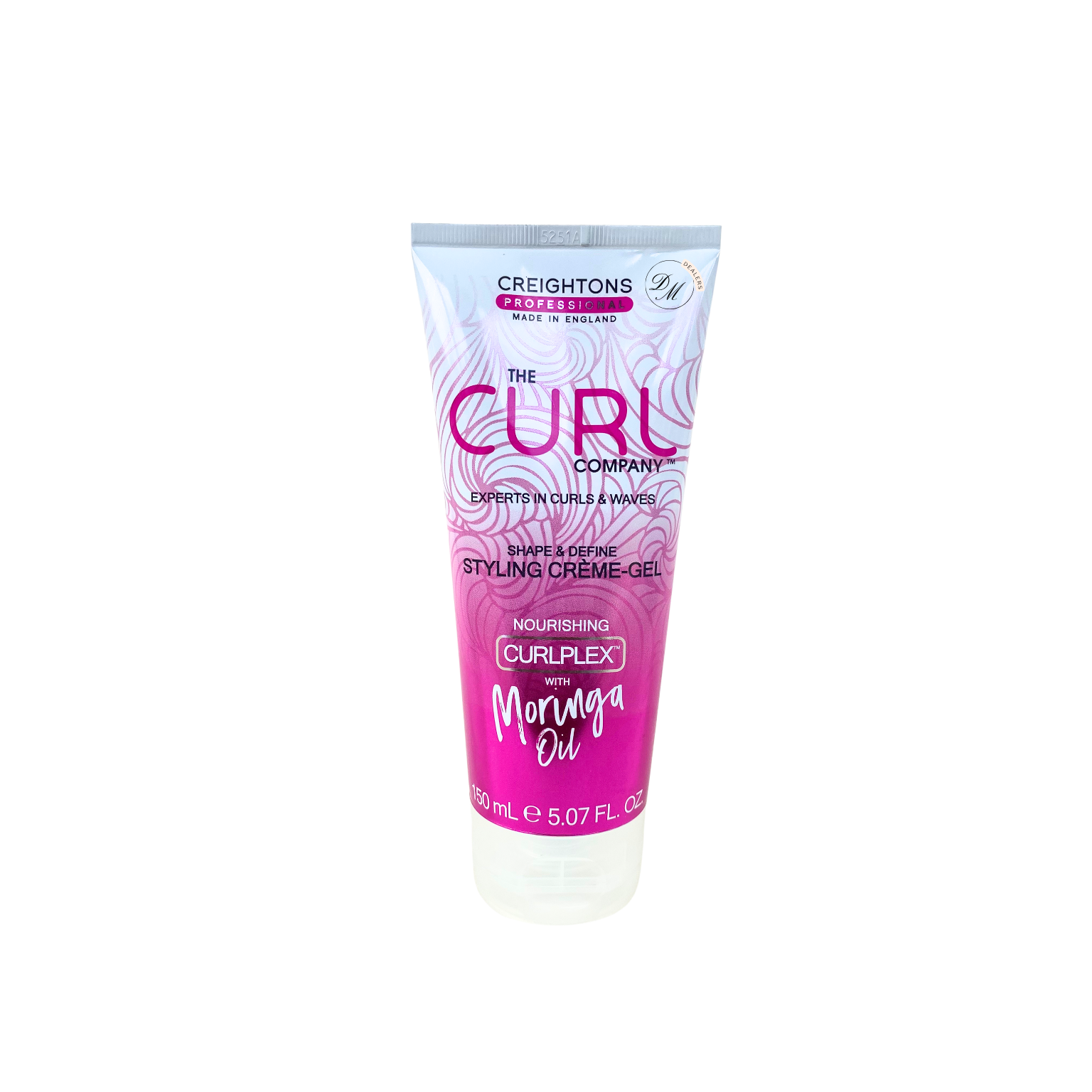 Creightons Curl Company curlplex styling cream gel moringa oil curl defining product for waves curls coils made in England
