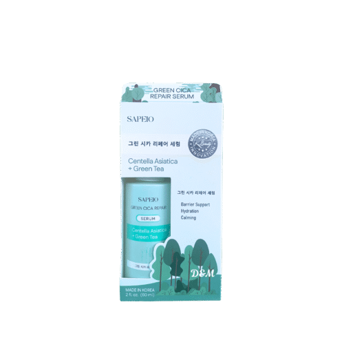 SAPEIO green cica repair serum centella asiatica green tea soothing hydrating serum made in Korea