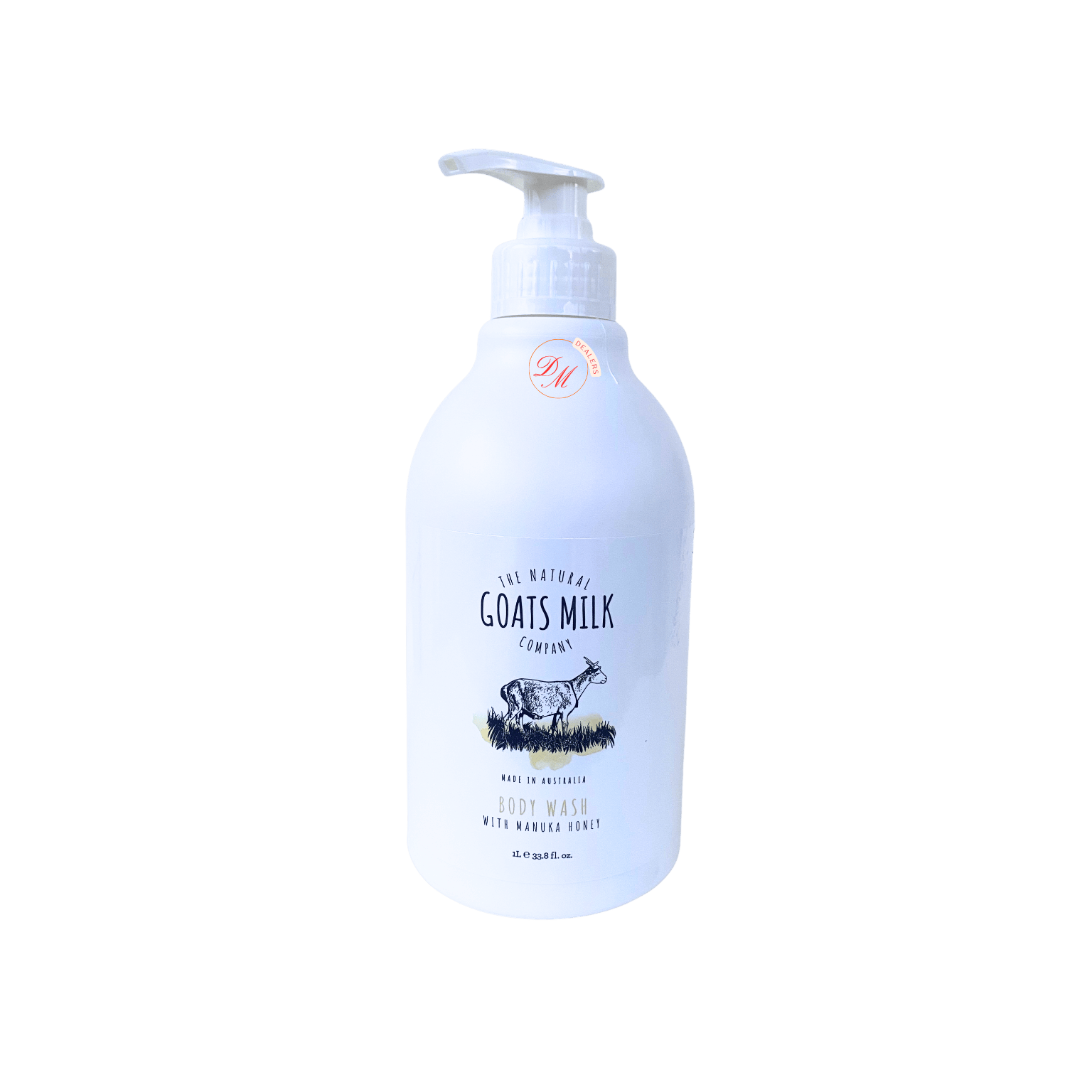 The Natural Goats Milk Company body wash with manuka honey hydrating moisturizing shower gel made in Australia