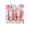 Saponificio Artigianale Fiorentino Italian rose hand cream and body lotion set made in Tuscany Italy