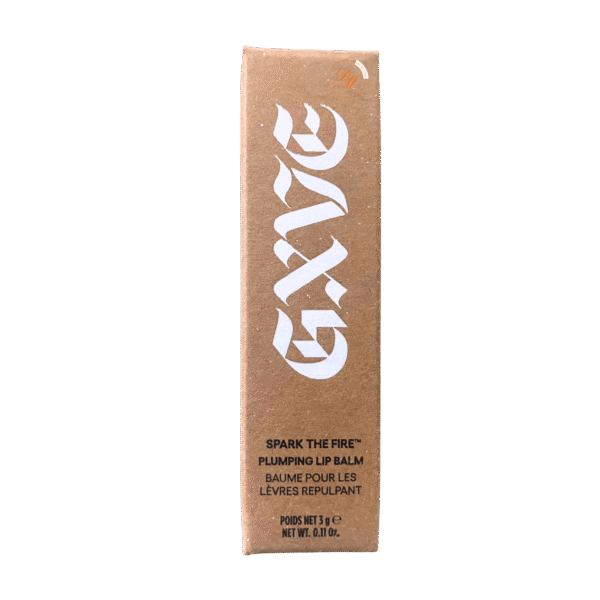 GXVE Beauty Spark The Fire Plumping Lip Balm L-U-V hydrating lip balm for fuller-looking, soft, glossy lips.