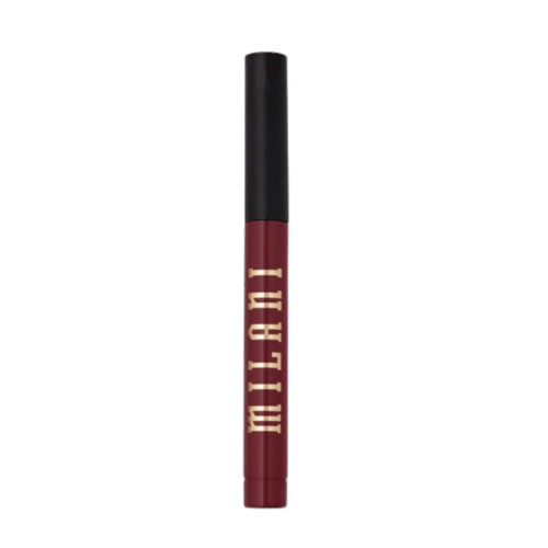 Milani Ludicrous Matte Lip Crayon Off The Wall 210 with rich pigmentation, smooth matte finish, and precise application.