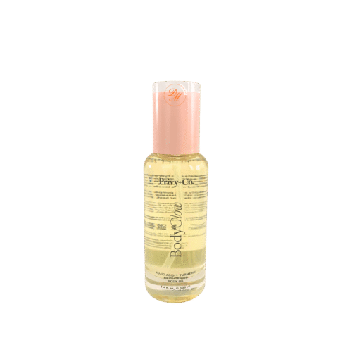 Privy+Co. Body Glow Kojic Acid + Turmeric Brightening Body Oil Hydrating Glow Oil (1024 x 1024 px) Privy+Co. Body Glow Kojic Acid and Turmeric Brightening Body Oil with Vitamin E and hyaluronic acid for hydrated glowing skin.