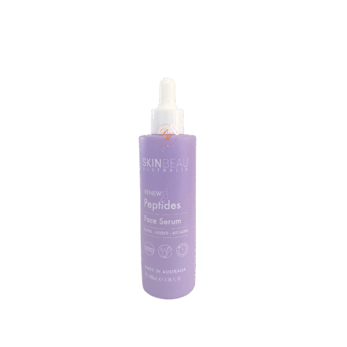Skin Beau Australia Renew Peptides Face Serum made in Australia for hydrated, smoother, and firmer-looking skin.
