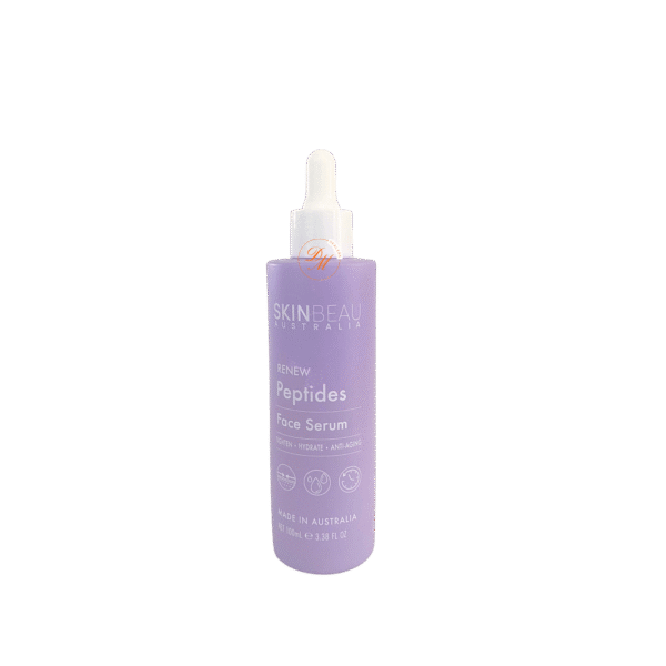 San Beau Australia Renew Peptides Face Serum (1024 x 1024 px)-2 Skin Beau Australia Renew Peptides Face Serum made in Australia for hydrated, smoother, and firmer-looking skin.