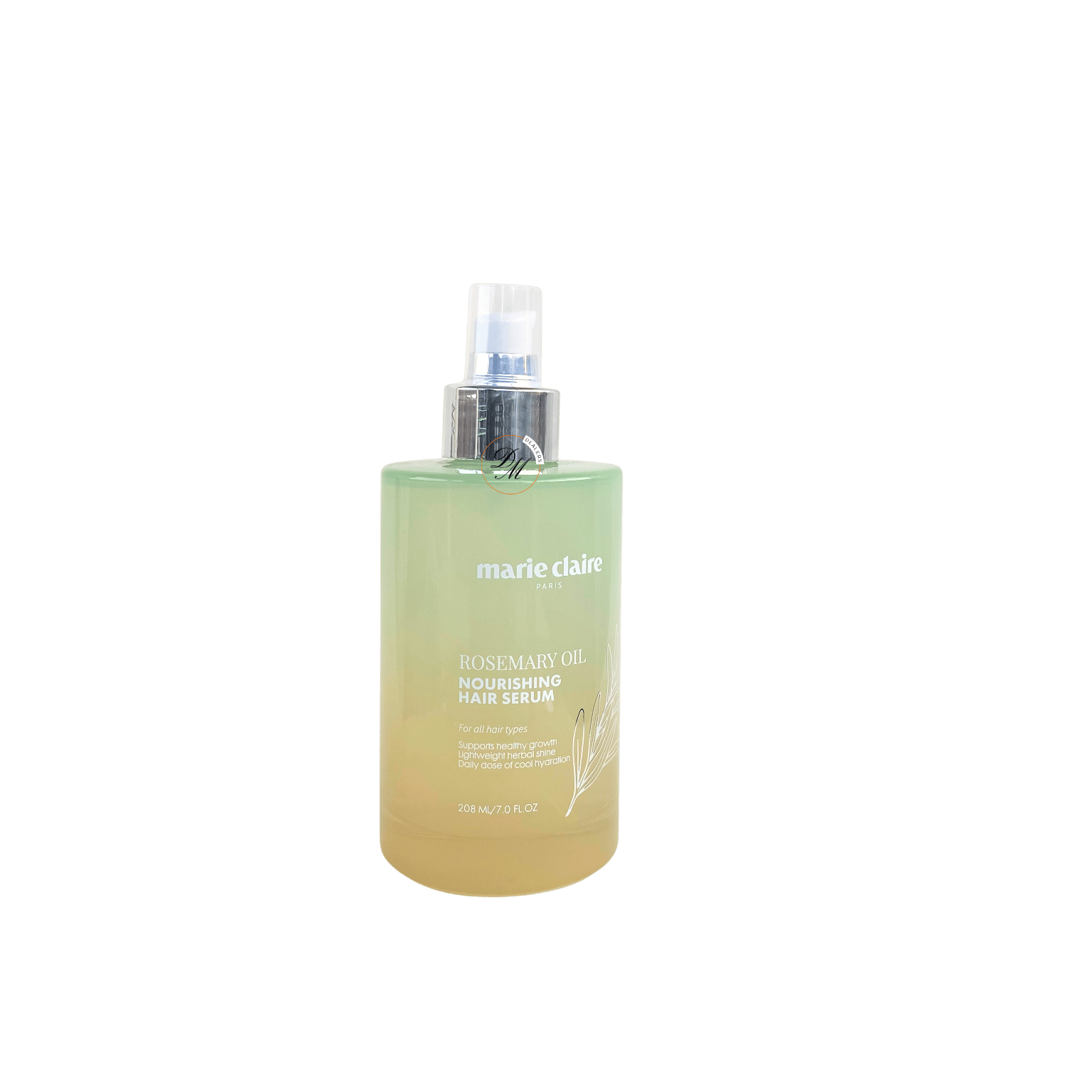 Marie Claire Rosemary Oil Nourishing Hair Serum for all hair types to hydrate, smooth, reduce frizz and add shine.
