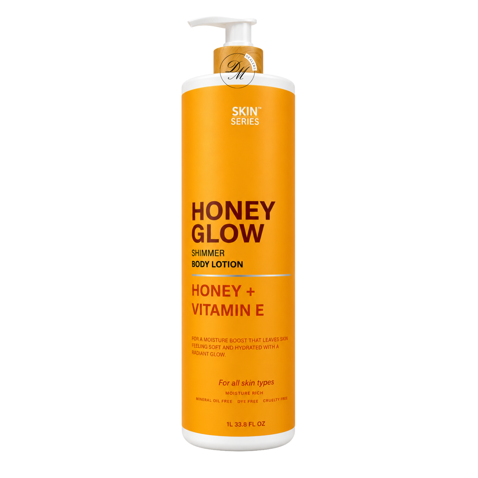 Skin Series Honey Glow Shimmer Body Lotion with honey and vitamin E