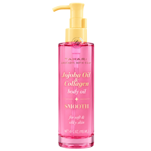 Tahari Jojoba Oil & Collagen Body Oil for Soft Skin Website Tahari Leucadia Bath Co. Jojoba Oil and Collagen Body Oil for soft silky skin